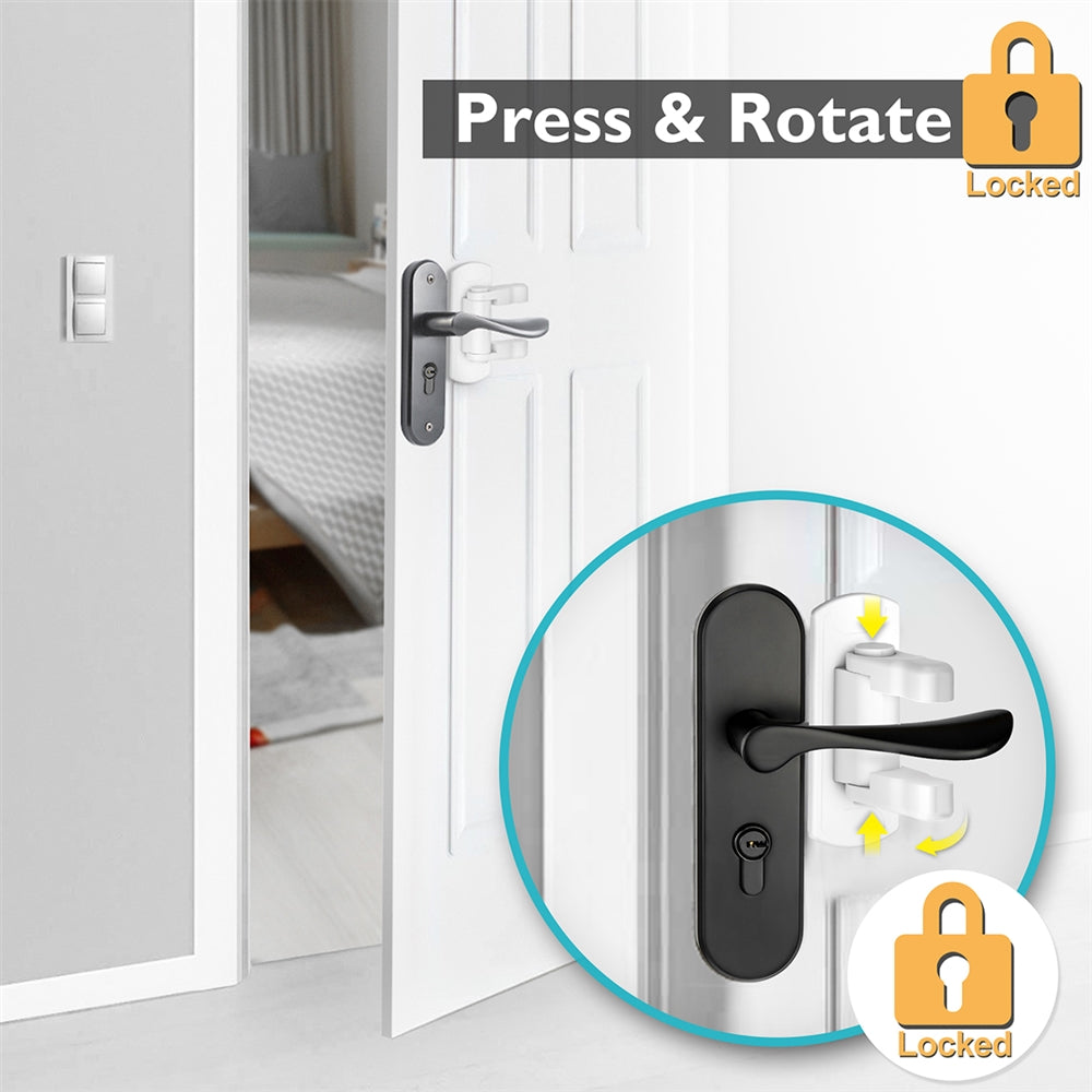 Baby Safety Door Lever Lock (4pcs)