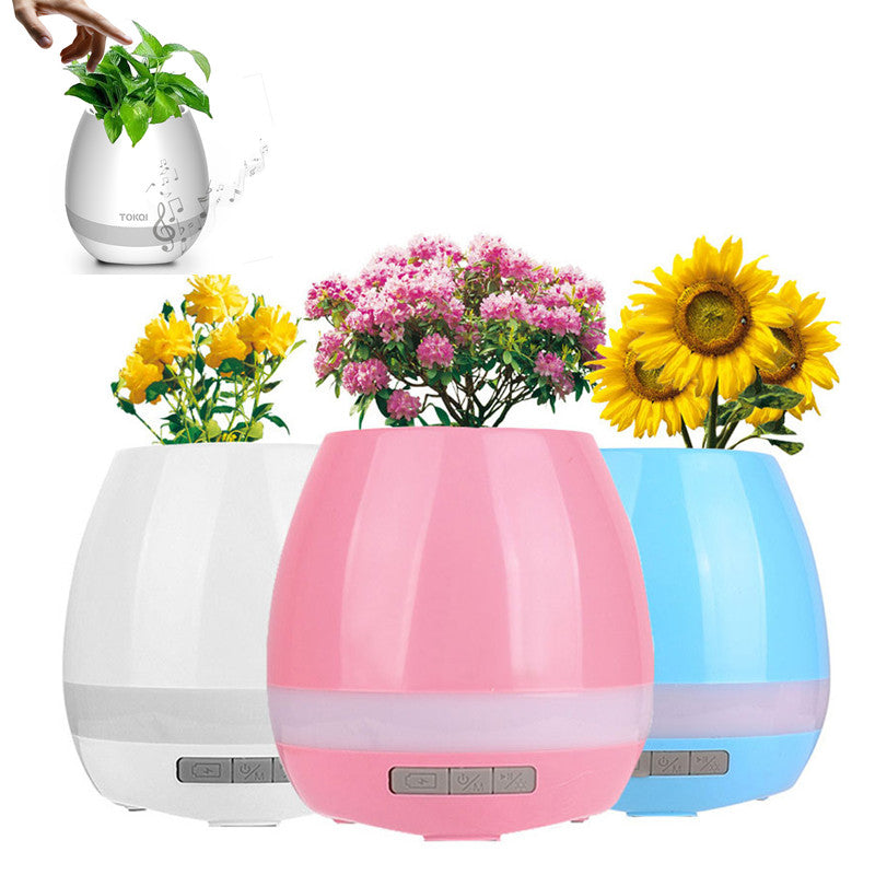 LED Bluetooth Music Planter Pot