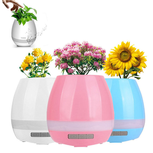 LED Bluetooth Music Planter Pot